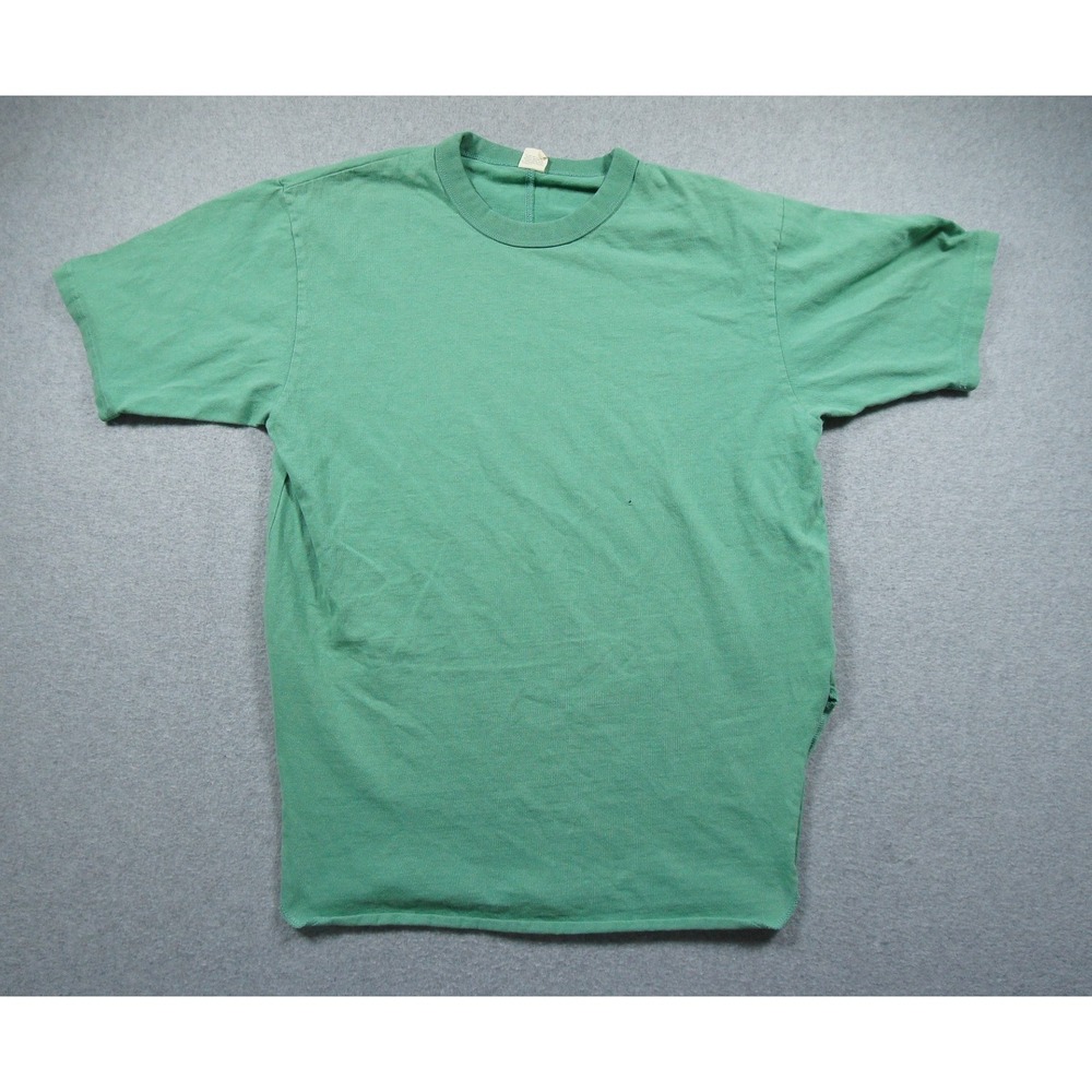Screen Stars Shirt Mens Small Green Beams Boy Tee Japanese Streetwear Blank